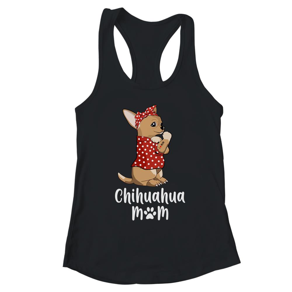 I Love Mom Chihuahua Mom Dog Lover Gifts T-Shirt & Tank Top | Teecentury.com