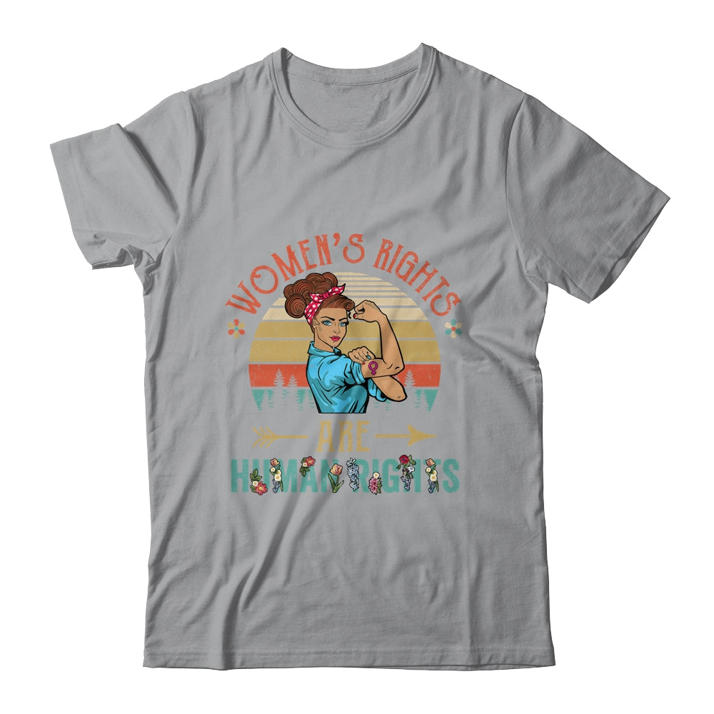 Women's Rights Are Human Rights Feminism Protect Feminist Shirt & Tank Top | teecentury