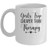 Womens Girls Trip Therapy Vacation Travel Night Out Mug Coffee Mug | Teecentury.com