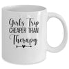 Womens Girls Trip Therapy Vacation Travel Night Out Mug Coffee Mug | Teecentury.com