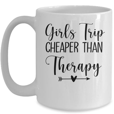 Womens Girls Trip Therapy Vacation Travel Night Out Mug Coffee Mug | Teecentury.com