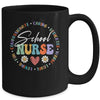 Womens Love Heart Rn Nursing School Nurse Graduation Mug | teecentury