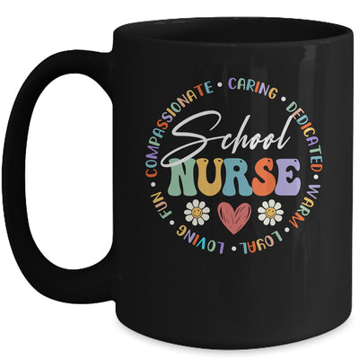 Womens Love Heart Rn Nursing School Nurse Graduation Mug | teecentury