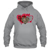 Womens Love Heart Valentines Day Buffalo Leopard Printed T-Shirt & Tank Top | Teecentury.com