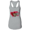 Womens Love Heart Valentines Day Buffalo Leopard Printed T-Shirt & Tank Top | Teecentury.com