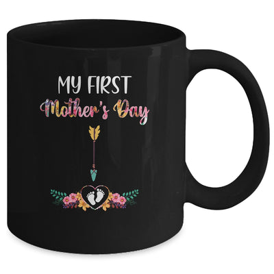Womens My First Mothers Day Pregnancy Announcement Mug Coffee Mug | Teecentury.com