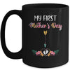 Womens My First Mothers Day Pregnancy Announcement Mug Coffee Mug | Teecentury.com