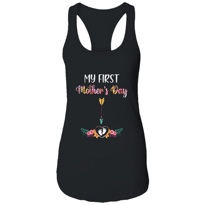 Womens My First Mothers Day Pregnancy Announcement T-Shirt & Tank Top | Teecentury.com