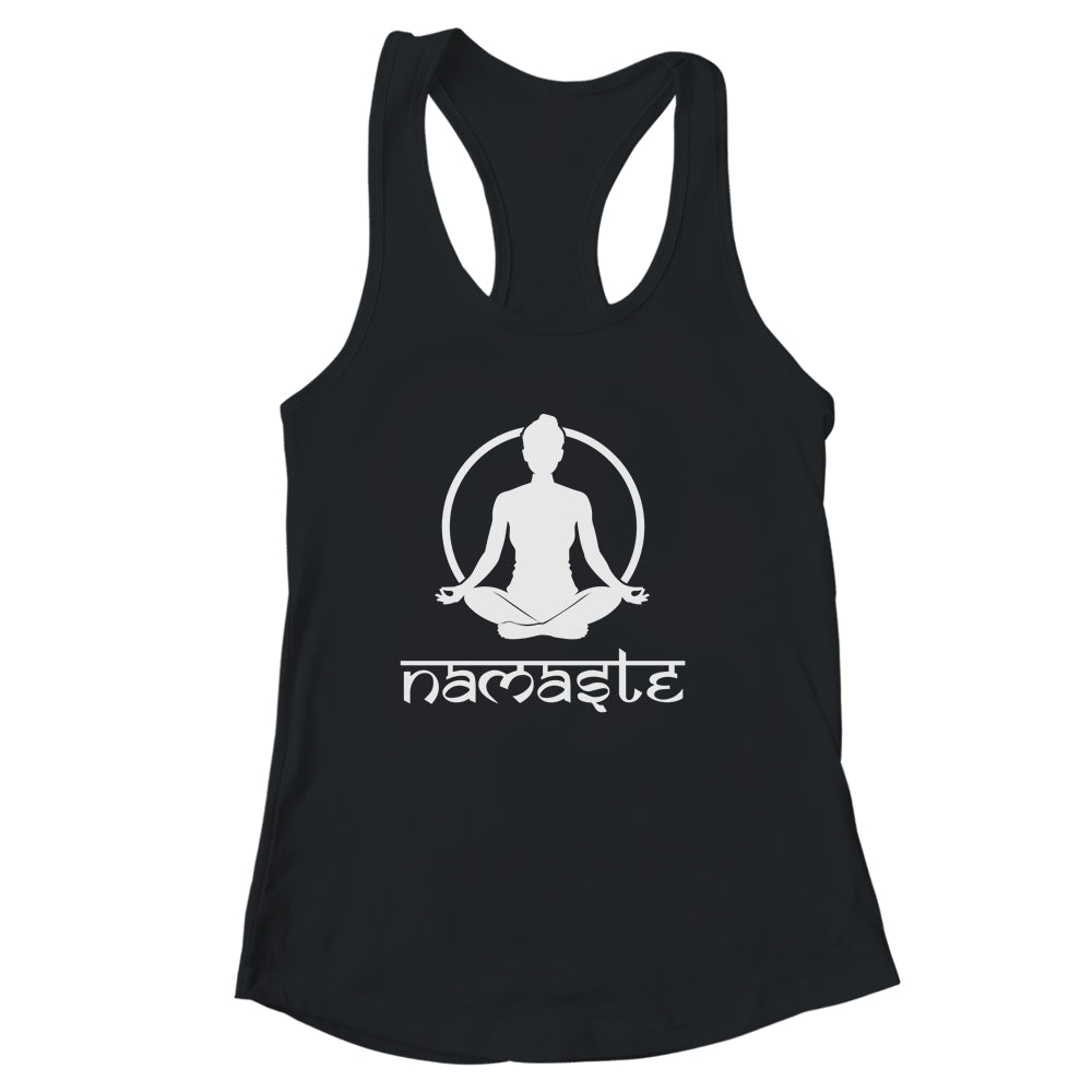 Workout Yoga Namaste Yoga Fitness Shirt & Tank Top | teecentury