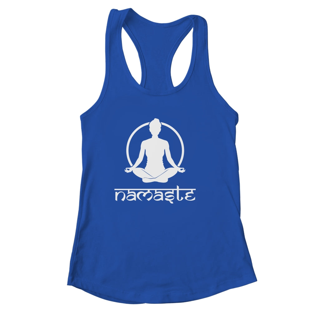 Workout Yoga Namaste Yoga Fitness Shirt & Tank Top | teecentury