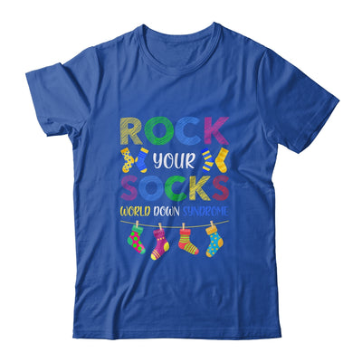 World Down Syndrome Day Awareness Rock Your Socks T-Shirt & Hoodie | Teecentury.com