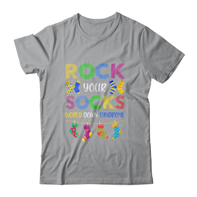 World Down Syndrome Day Awareness Rock Your Socks T-Shirt & Hoodie | Teecentury.com
