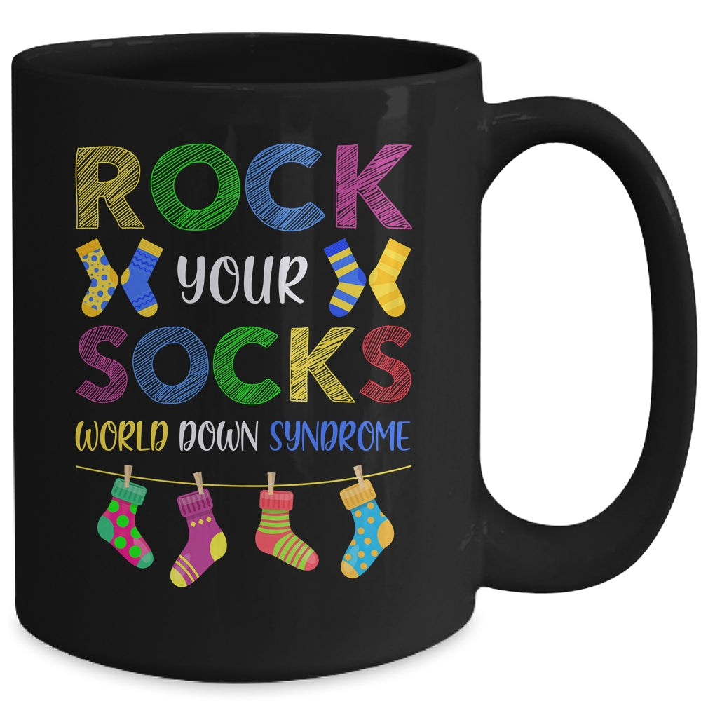 World Down Syndrome Day Awareness Rock Your Socks Mug Coffee Mug | Teecentury.com