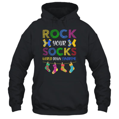 World Down Syndrome Day Awareness Rock Your Socks T-Shirt & Hoodie | Teecentury.com