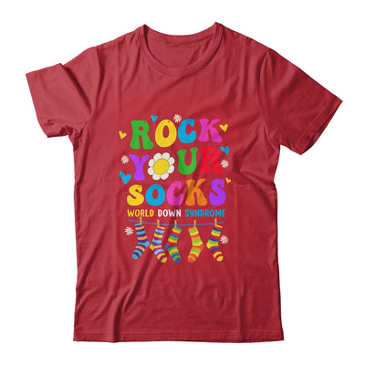 World Down Syndrome Day Rock Your Socks Awareness Groovy Shirt & Hoodie | teecentury