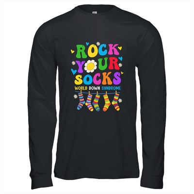 World Down Syndrome Day Rock Your Socks Awareness Groovy Shirt & Hoodie | teecentury