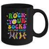 World Down Syndrome Day Rock Your Socks Awareness Groovy Mug | teecentury