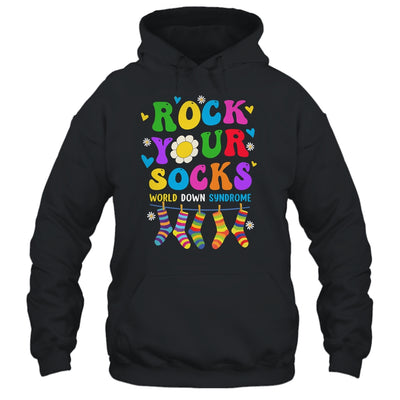 World Down Syndrome Day Rock Your Socks Awareness Groovy Shirt & Hoodie | teecentury