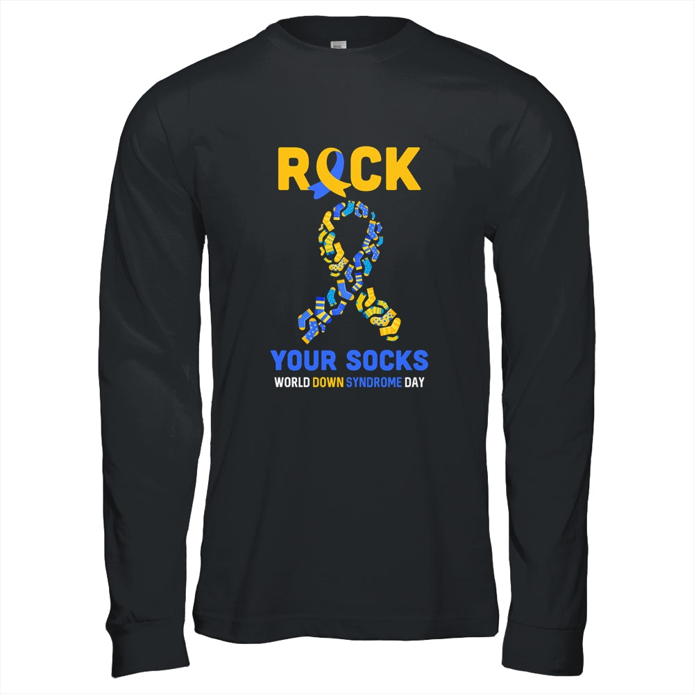 World Down Syndrome Day Rock Your Socks Awareness T-Shirt & Hoodie | Teecentury.com