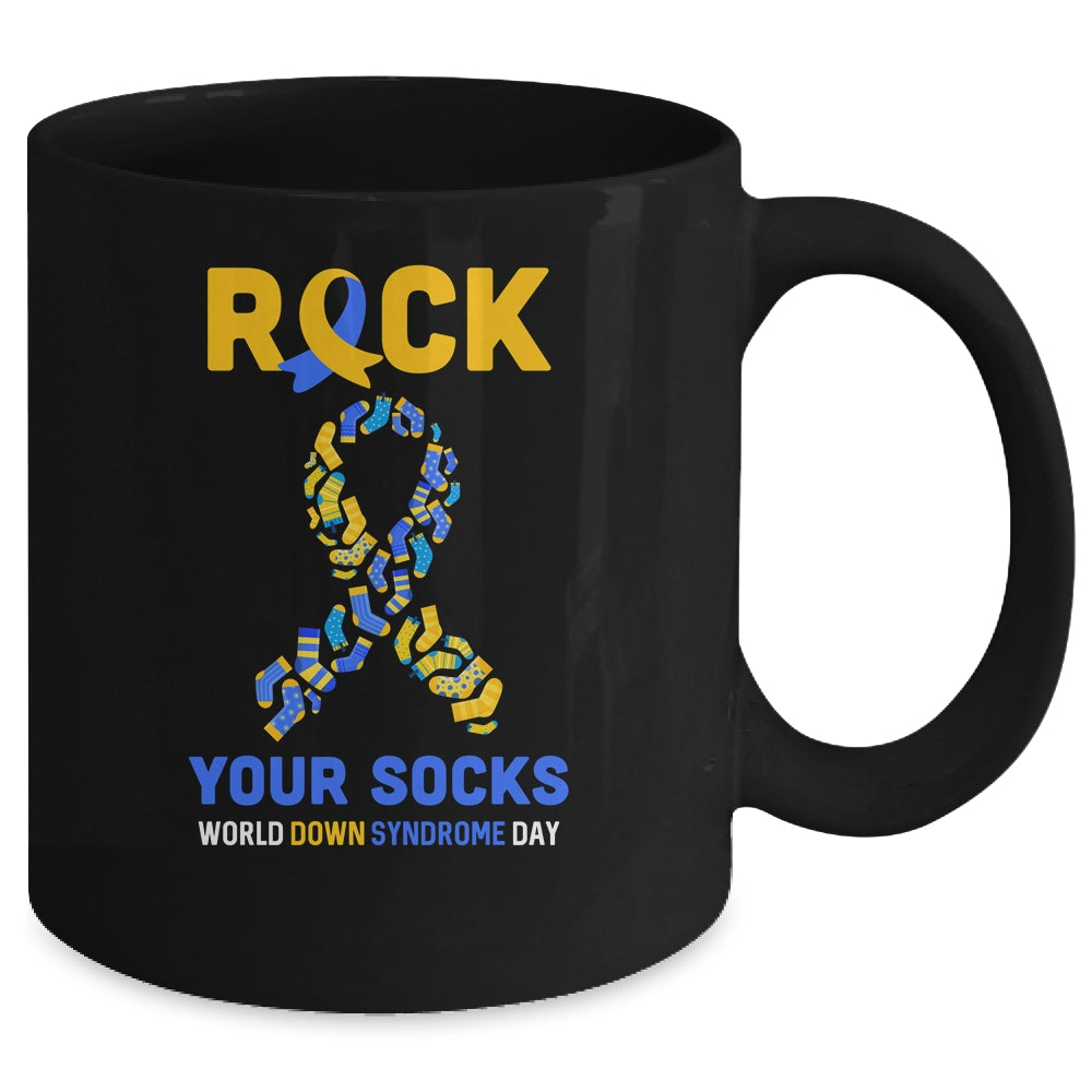 World Down Syndrome Day Rock Your Socks Awareness Mug Coffee Mug | Teecentury.com