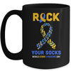World Down Syndrome Day Rock Your Socks Awareness Mug Coffee Mug | Teecentury.com