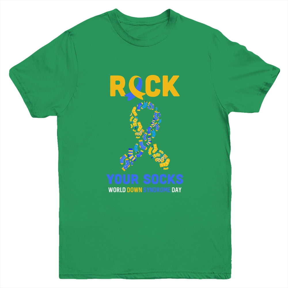 World Down Syndrome Day Rock Your Socks Awareness Youth Youth Shirt | Teecentury.com