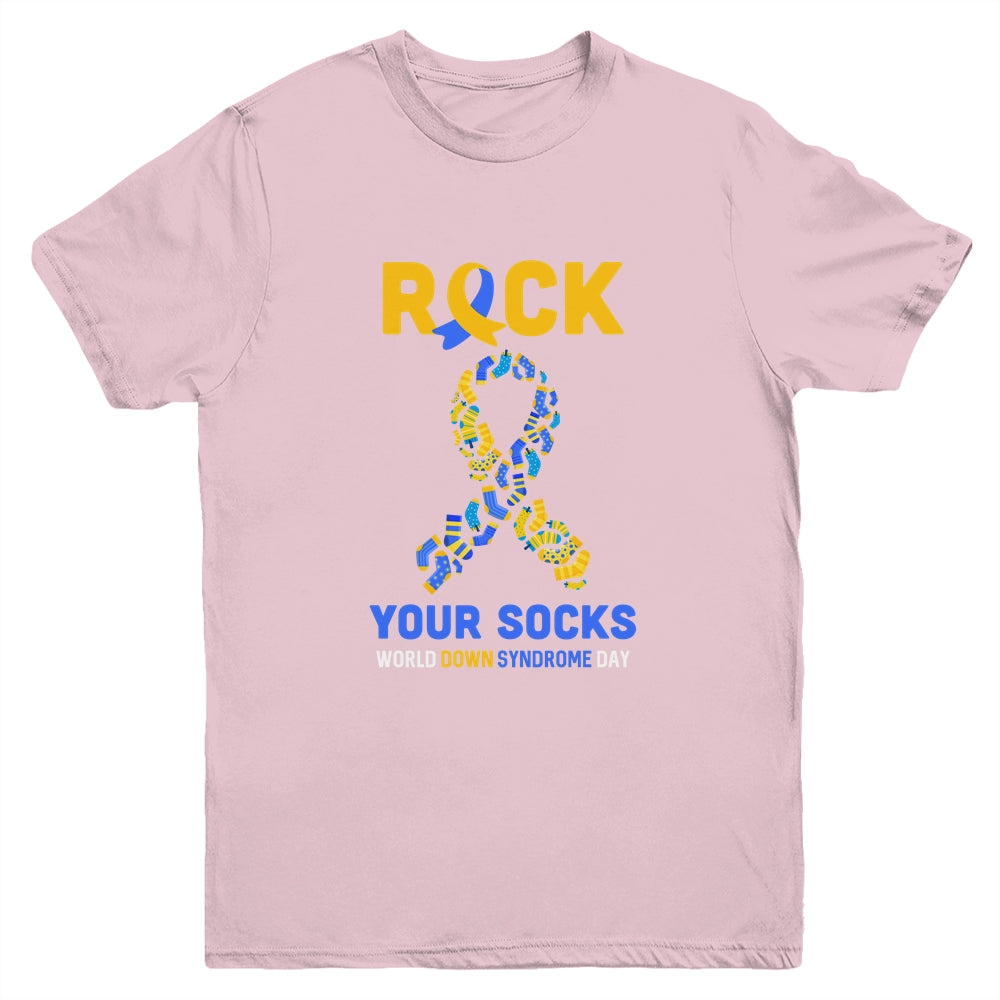 World Down Syndrome Day Rock Your Socks Awareness Youth Youth Shirt | Teecentury.com
