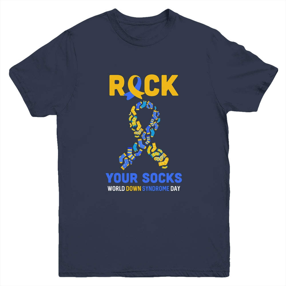 World Down Syndrome Day Rock Your Socks Awareness Youth Youth Shirt | Teecentury.com