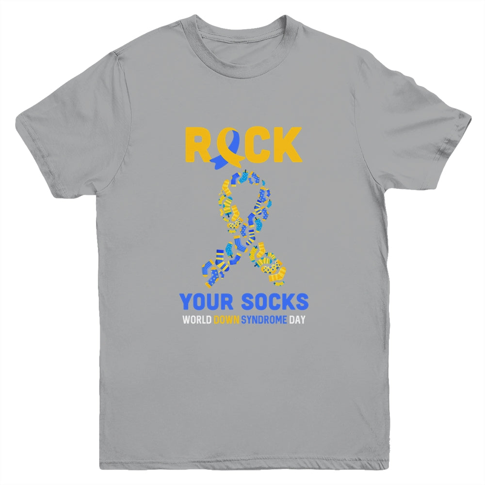 World Down Syndrome Day Rock Your Socks Awareness Youth Youth Shirt | Teecentury.com