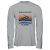 World's Okayest Cornhole Player Funny Dad Vintage T-Shirt & Hoodie | Teecentury.com