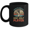 Worlds Okayest Disc Golf Player Gift Funny Frisbee Golfing Mug Coffee Mug | Teecentury.com