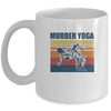 Wrestling Murder Yoga Funny Gift Mug Coffee Mug | Teecentury.com