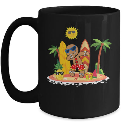 Xmas Beach Boy Dabbing Gingerbread Man Christmas In July Mug Coffee Mug | Teecentury.com