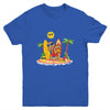 Xmas Beach Boy Dabbing Gingerbread Man Christmas In July Youth Youth Shirt | Teecentury.com