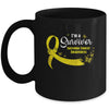 Yellow Butterfly I'm A Survivor Sarcoma Cancer Awareness Mug Coffee Mug | Teecentury.com