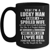 Yes I'm A Lucky Man I Have A Spoiled Wife I Love Her Forever Mug Coffee Mug | Teecentury.com