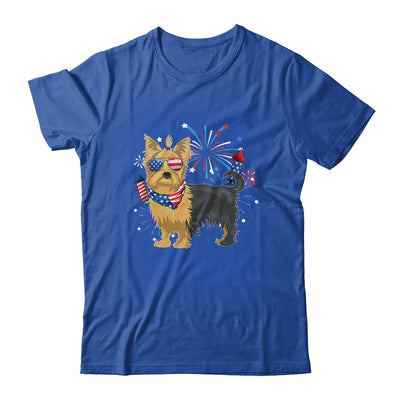 Yorkie Dog American USA Flag 4th of July Men women Lover Shirt & Tank Top | teecentury