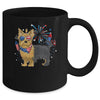 Yorkie Dog American USA Flag 4th of July Men women Lover Mug | teecentury