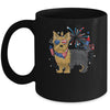 Yorkie Dog American USA Flag 4th of July Men women Lover Mug | teecentury