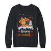 Yorkie HalloThanksMas Halloween Thanksgiving Christmas Shirt & Sweatshirt | teecentury