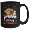 Yorkie HalloThanksMas Halloween Thanksgiving Christmas Mug | teecentury