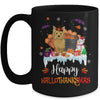 Yorkie HalloThanksMas Halloween Thanksgiving Christmas Mug | teecentury