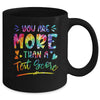 You Are More Than A Test Score Tie Dye Teacher Testing Day Mug | teecentury
