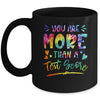 You Are More Than A Test Score Tie Dye Teacher Testing Day Mug | teecentury