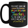 You Dont Scare Me Im A Special Education Teacher Funny Mug | teecentury