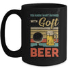You Know What Rhymes With Golf Beer Vintage Mug Coffee Mug | Teecentury.com