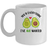 You're Everything AVO Wanted Funny Avocado Valentines Day Mug Coffee Mug | Teecentury.com