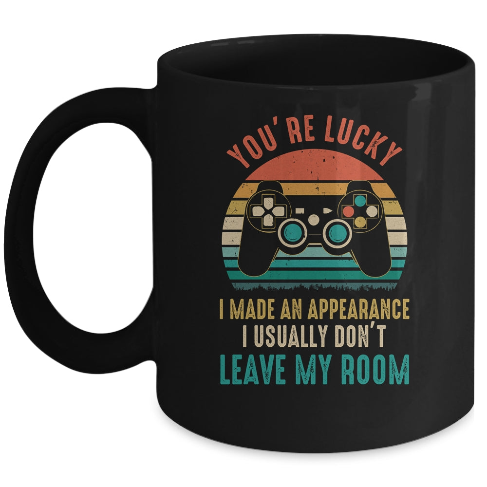 You're Lucky I Made An Appearance Video Game Controller Boys Mug | teecentury