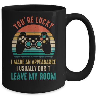 You're Lucky I Made An Appearance Video Game Controller Boys Mug | teecentury