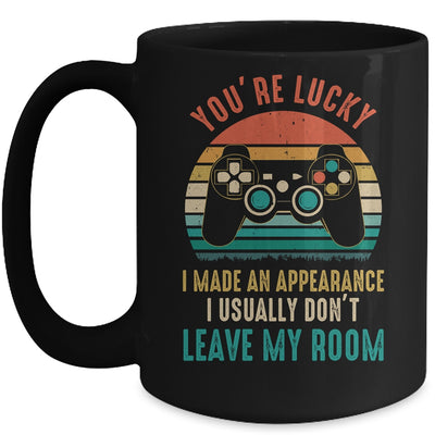 You're Lucky I Made An Appearance Video Game Controller Boys Mug | teecentury